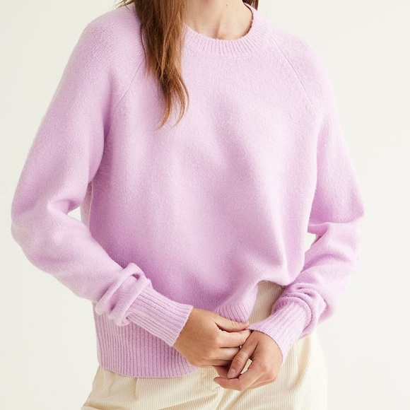 Reitmans Sweaters - Reitmans long sleeve raglan sweater - orchid bouquet